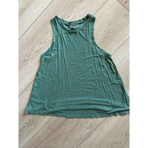 Bel Kazan Green‎ Sleeveless Tank Top Relaxed Fit Casual Basic Comfy